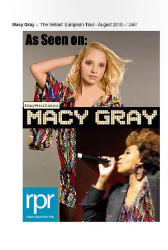 Macy Gray-"The Sell Out" European Tour-"Joni" August 2010